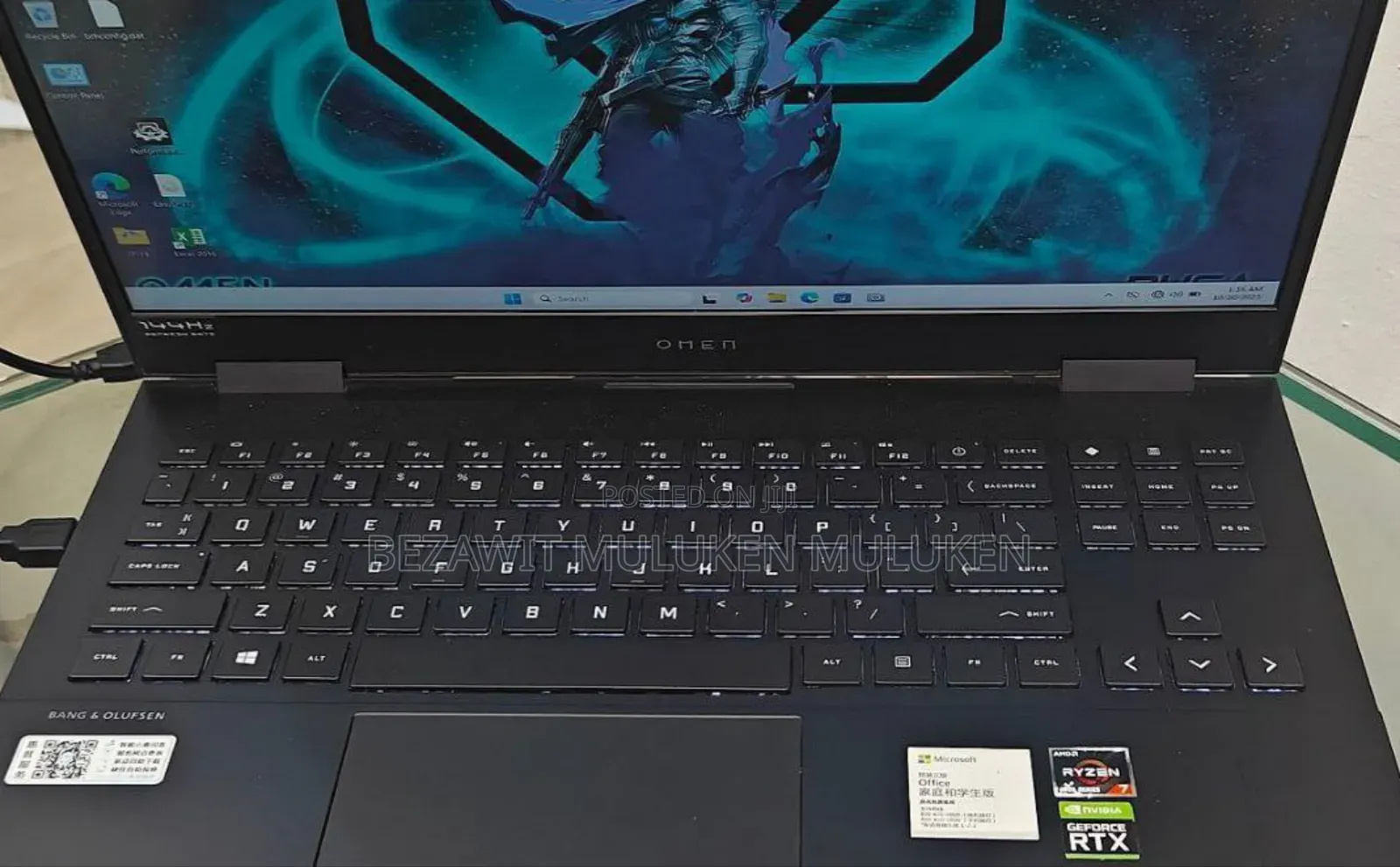 New Laptop HP Omen 15t 16GB AMD Ryzen 7 SSD 512GB