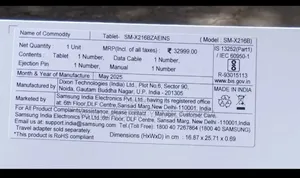 New Samsung Galaxy Tab A9+ 128 GB Silver