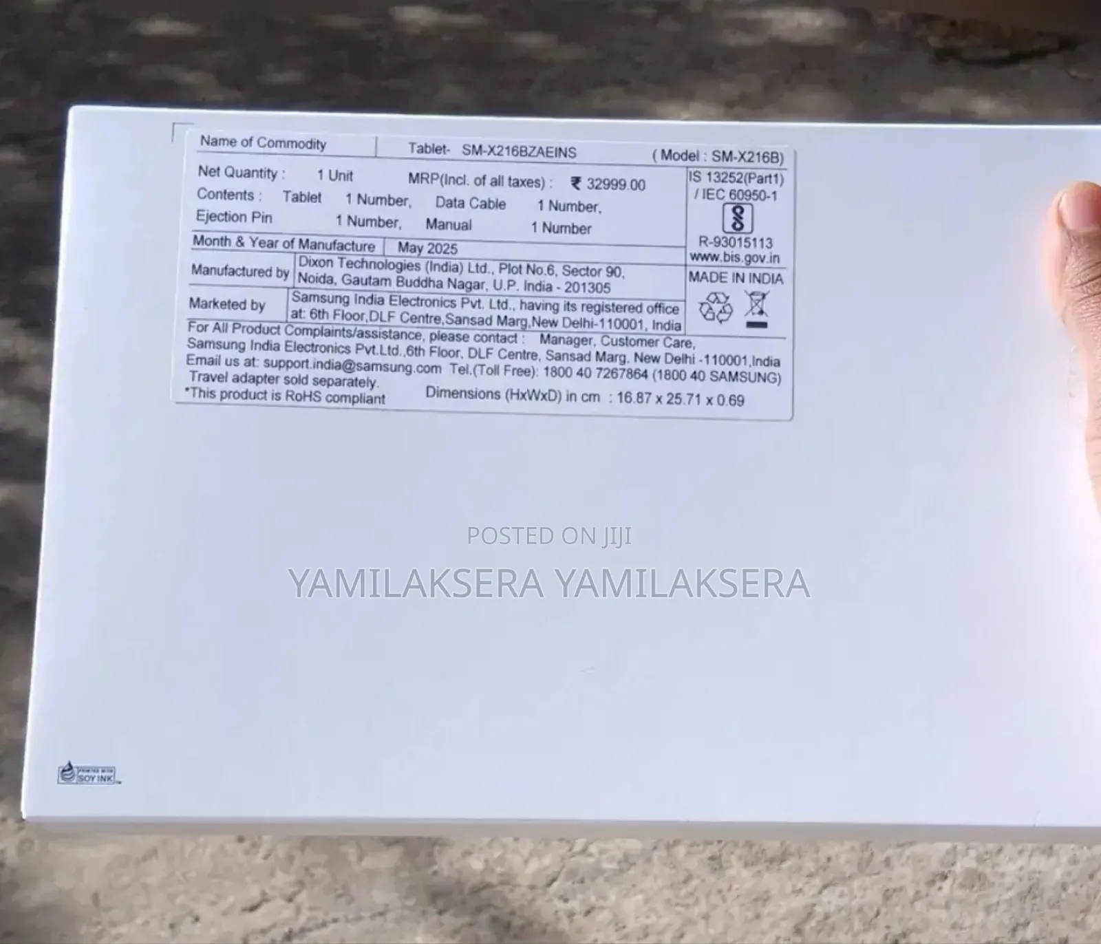 New Samsung Galaxy Tab A9+ 128 GB Silver