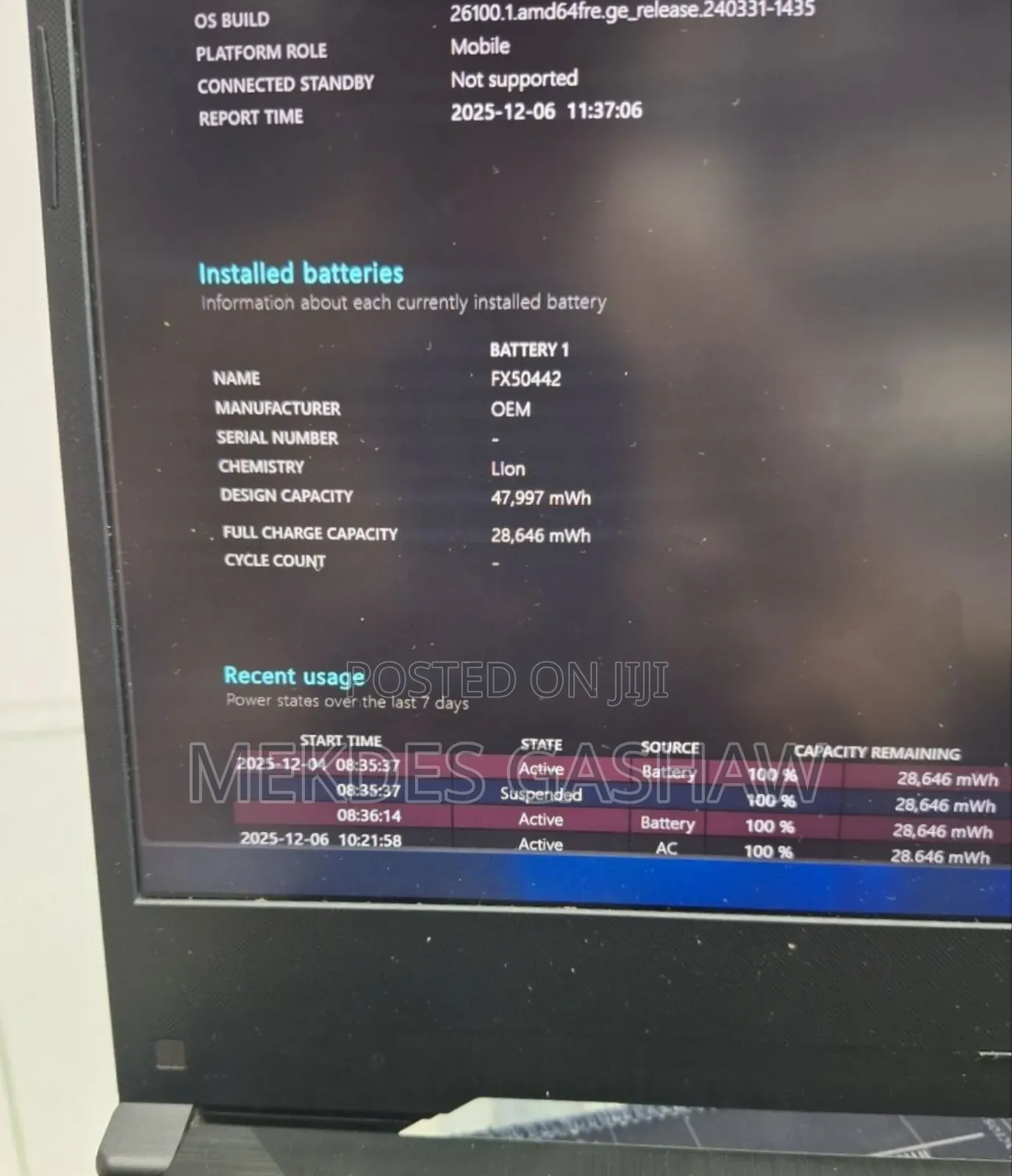 New Laptop Asus TUF Gaming A15 16GB AMD Ryzen 7 SSD 512GB