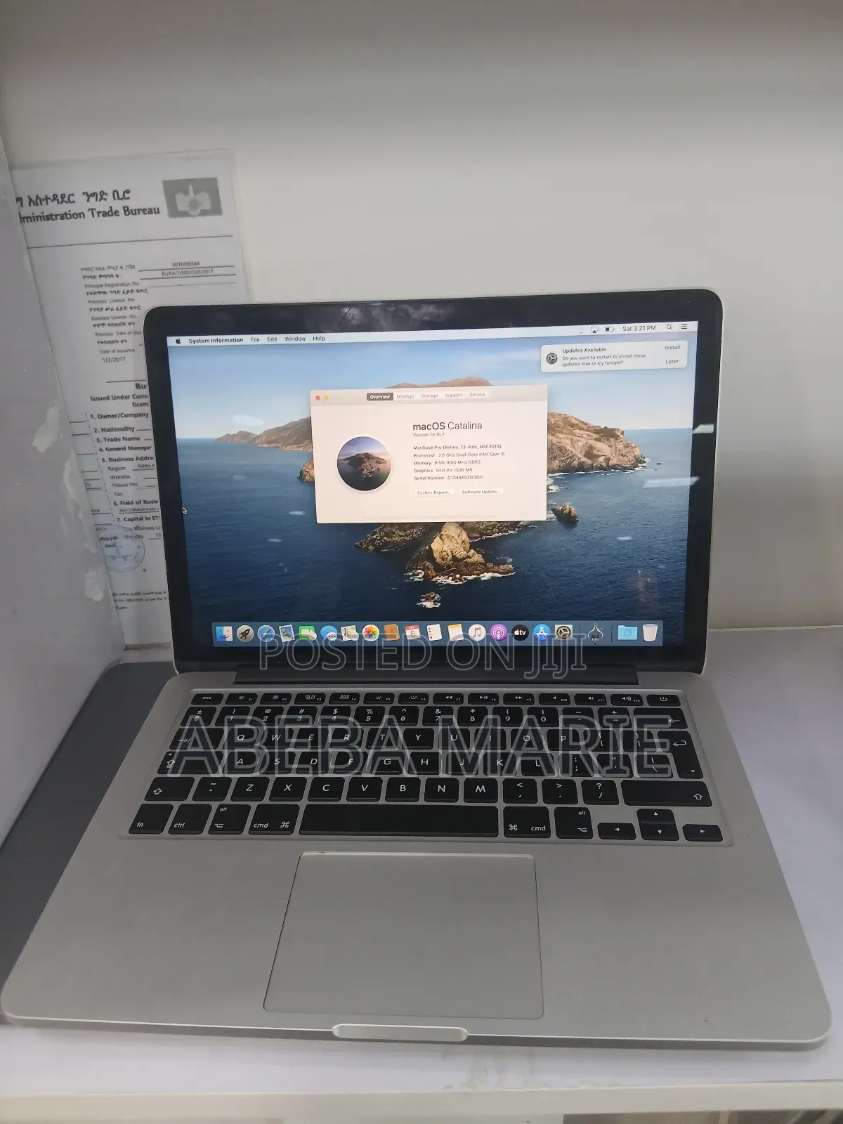 New Laptop Apple MacBook Pro 2014 8GB Intel Core I5 SSD 256GB