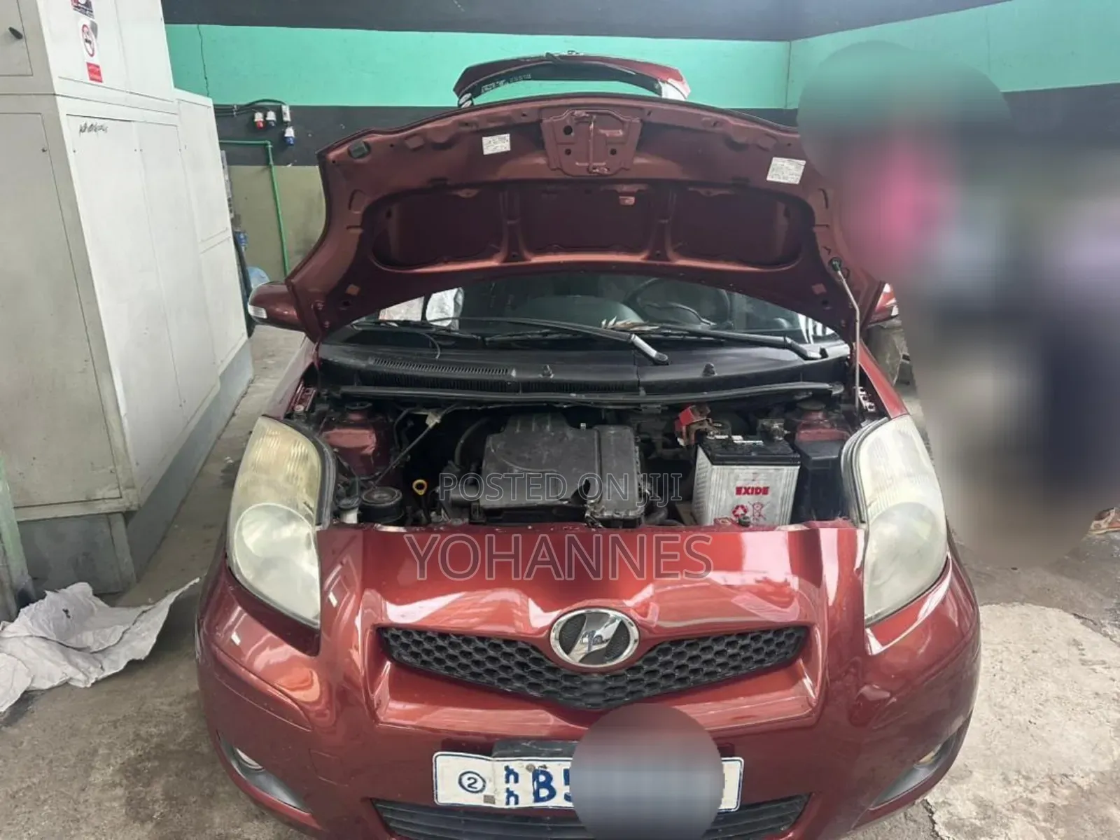 Toyota Yaris 2010 Burgundy