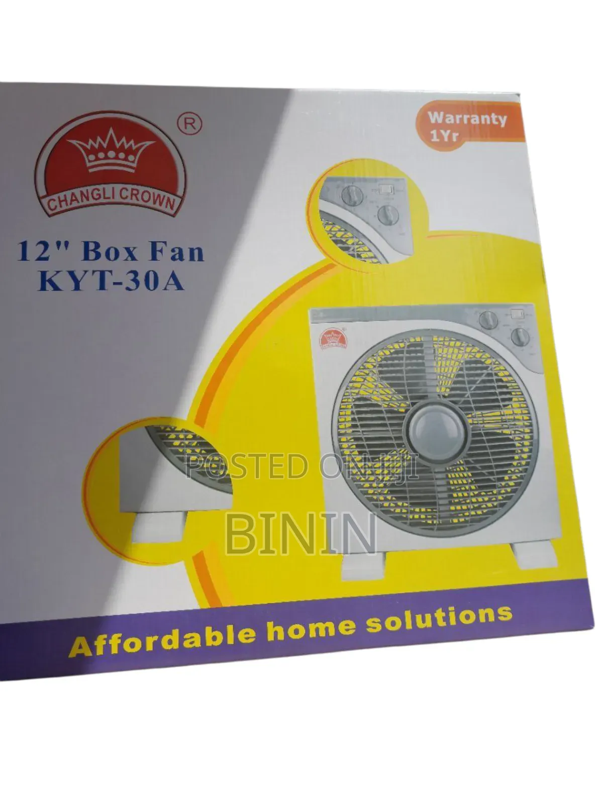 Box Fans Table Top Fan 40.Cm Deliver
