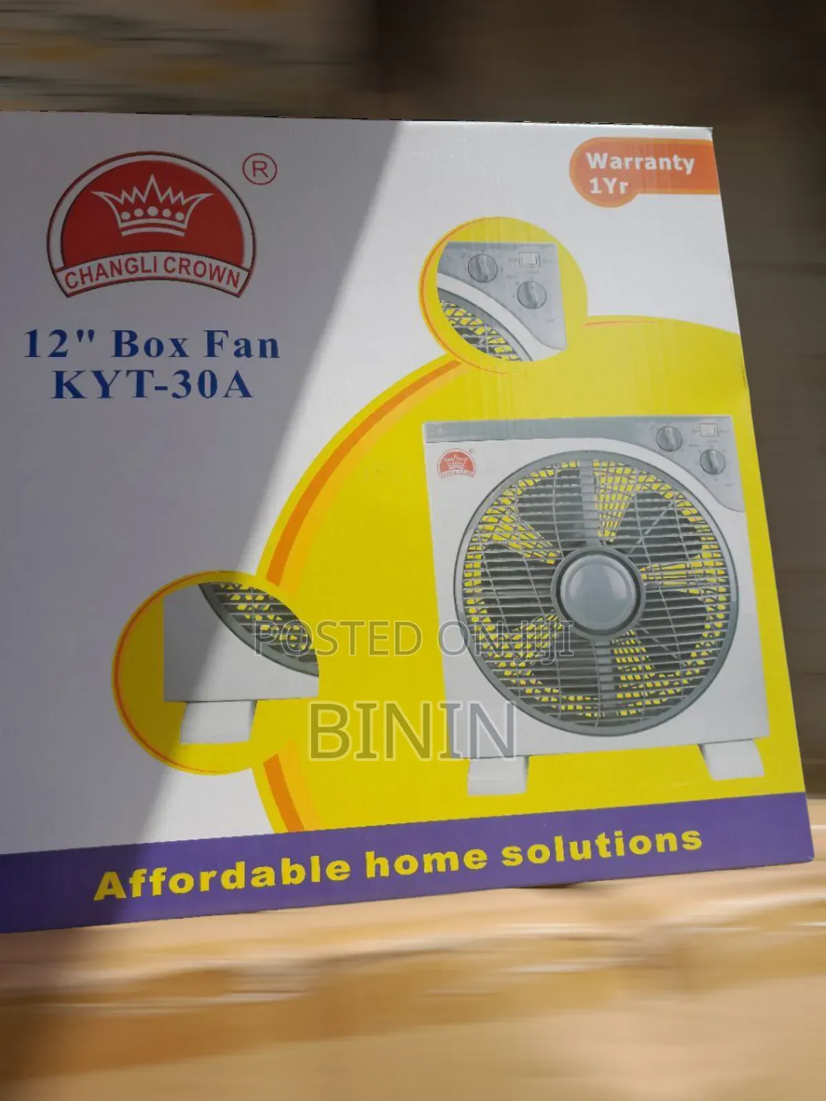 Box Fans Table Top Fan 40.Cm Deliver