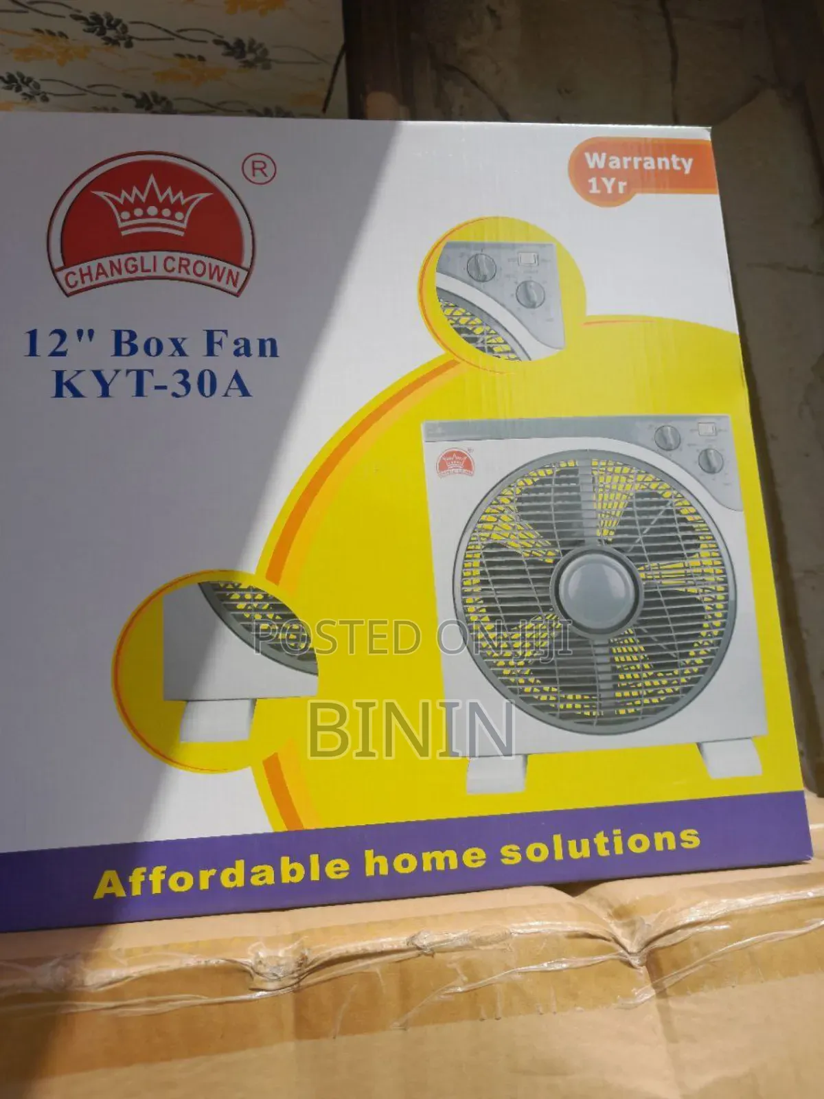 Box Fans Table Top Fan 40.Cm Deliver