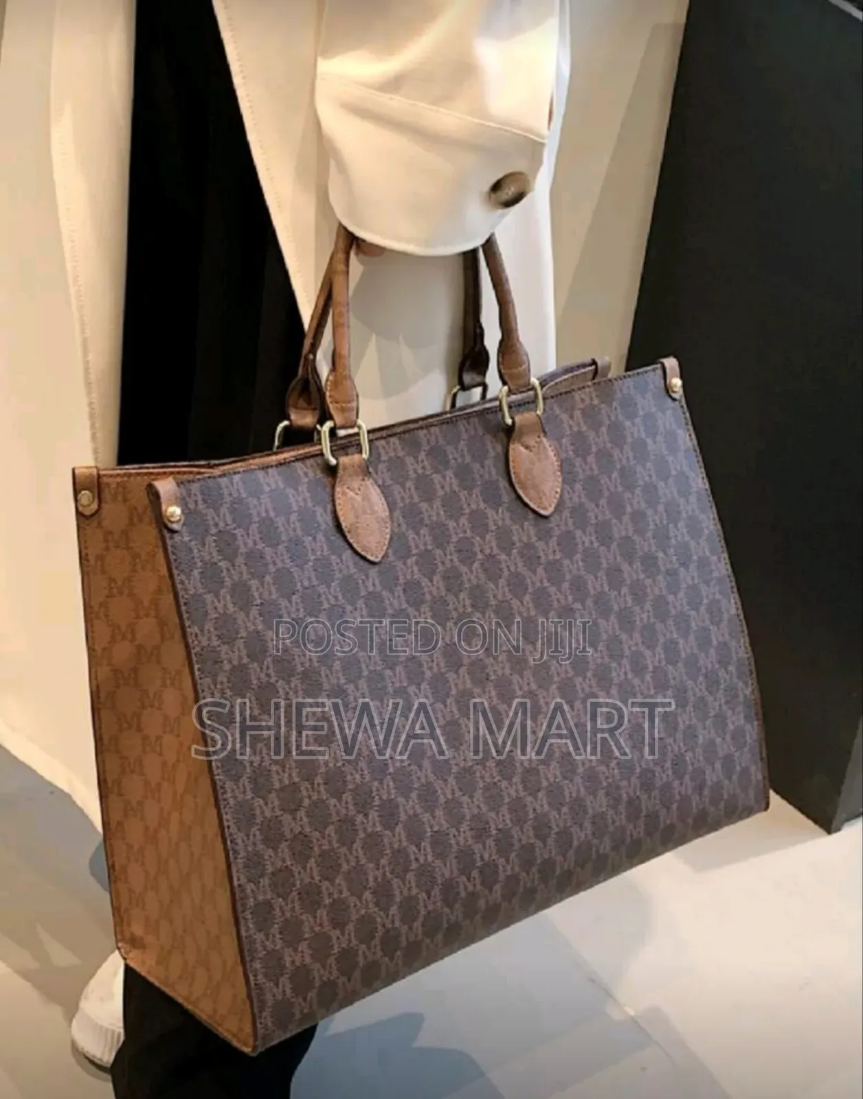 Travel Shopping Bag,Oversized Tote Bag Vintage Geometric Pattern Tote