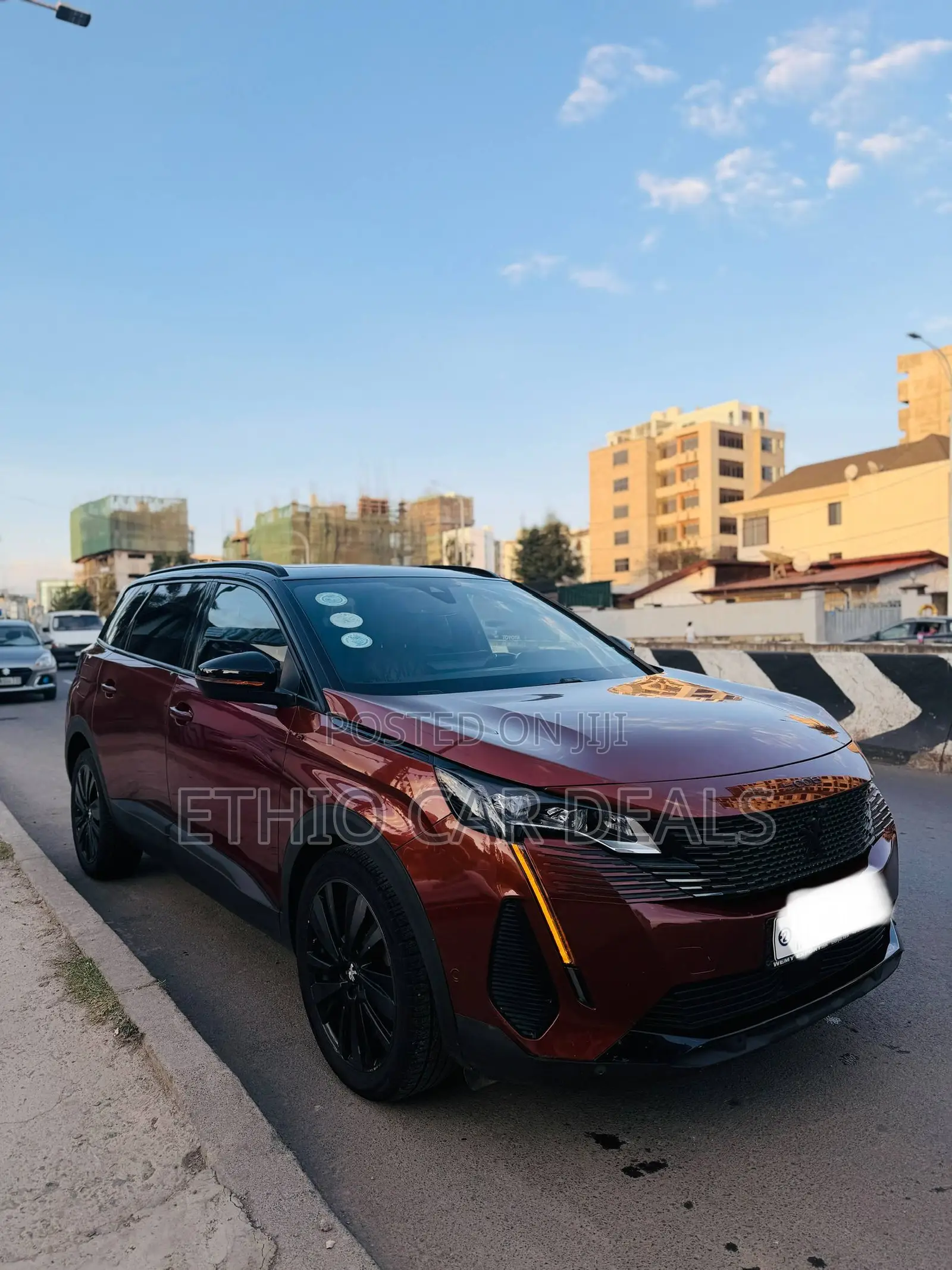 Peugeot 5008 2022 Burgundy