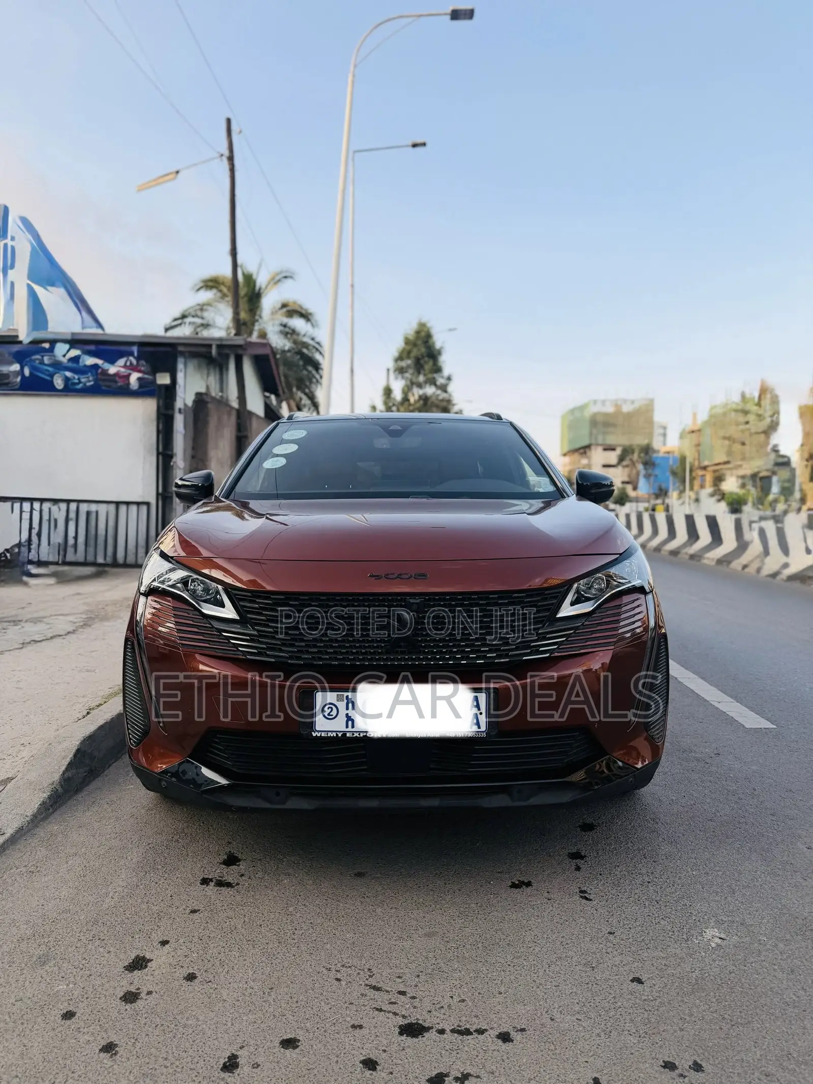 Peugeot 5008 2022 Burgundy