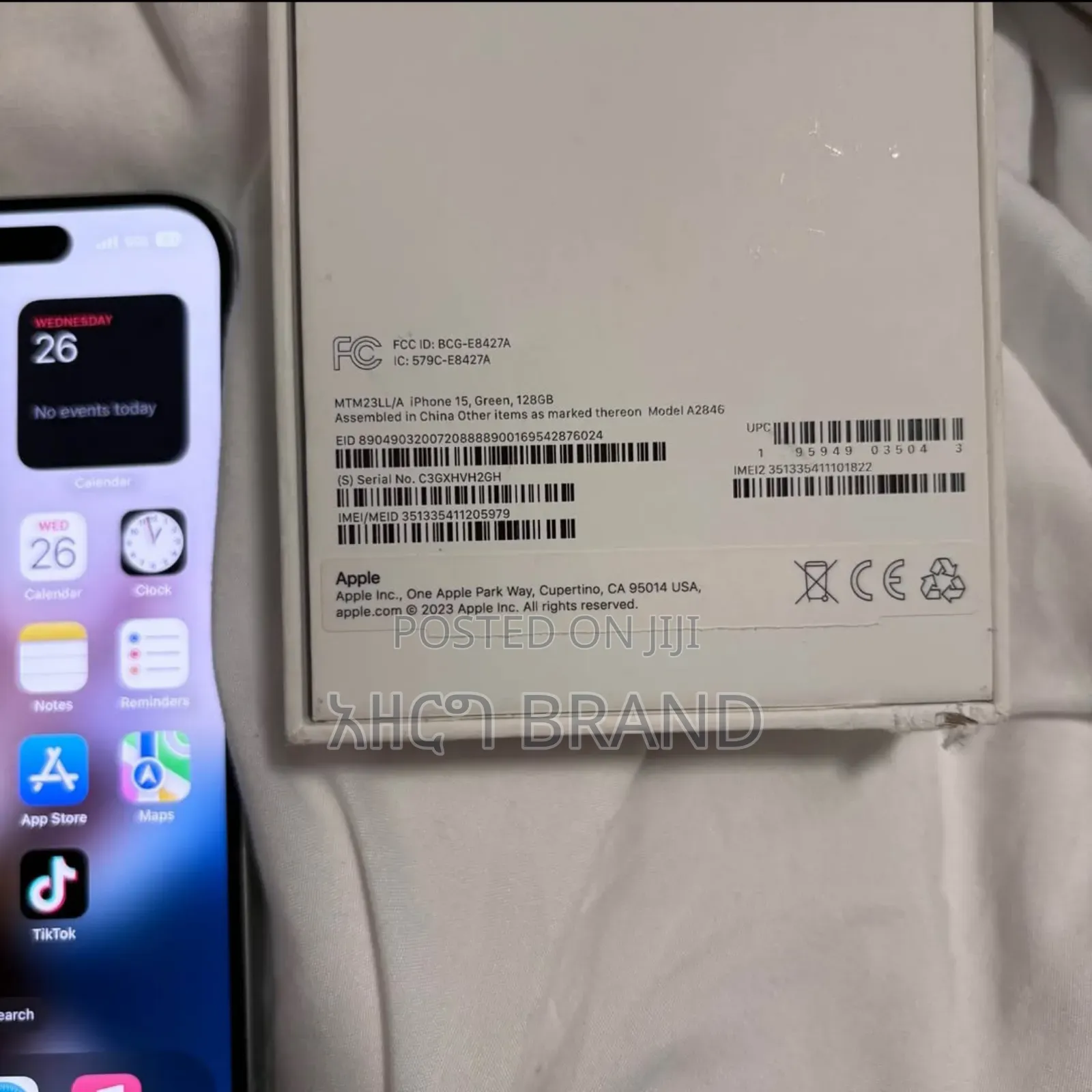 Apple iPhone 15 128 GB Green