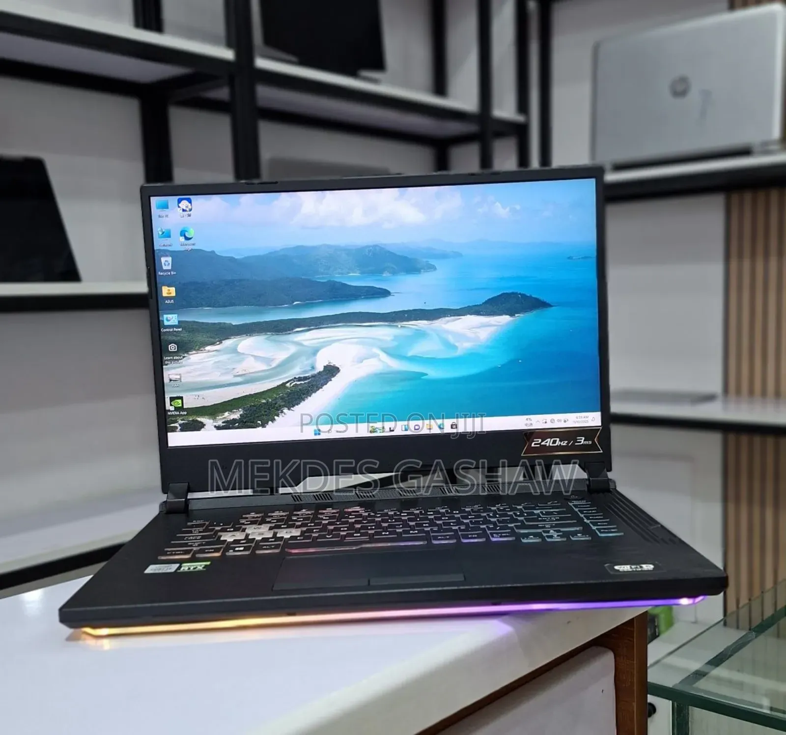 New Laptop Asus ROG Strix G15 16GB Intel Core I7 SSD 512GB