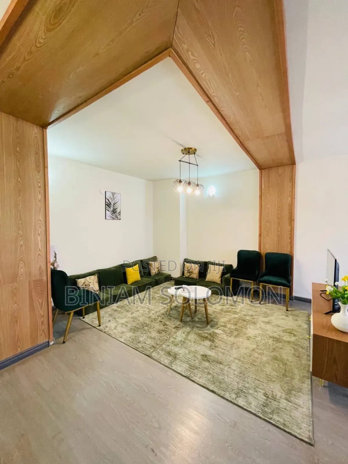 Furnished 3bdrm Apartment in Bole for rent