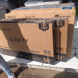 Photo - Bravia Smart Qled Tv 50 Inch Andraid Framless Adiss 2025 Model