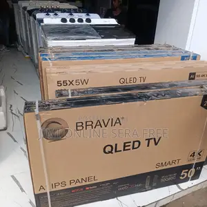 Bravia Smart Qled Tv 50 Inch Andraid Framless Adiss 2025 Model