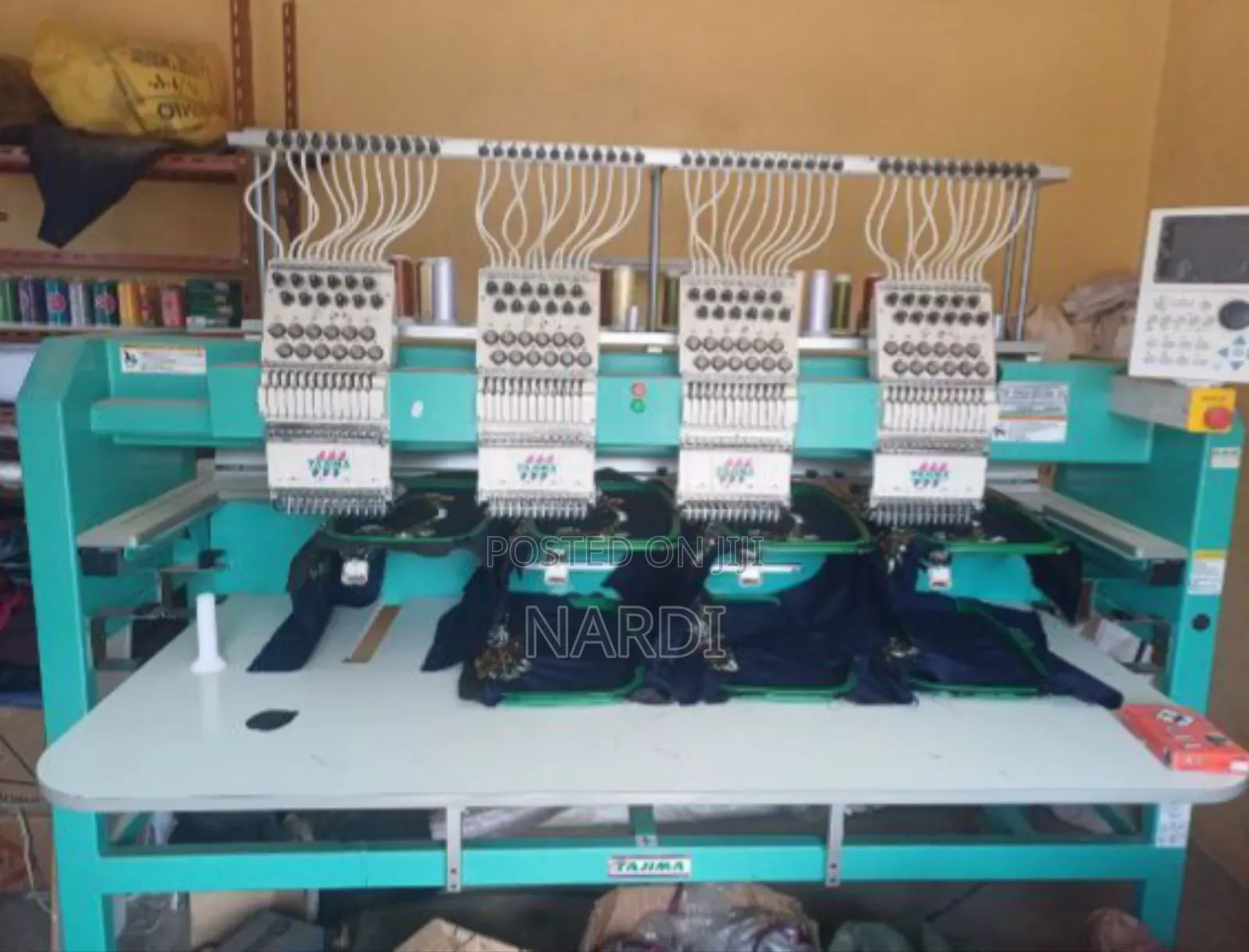 Tajima 4 Head Embroidery Machine