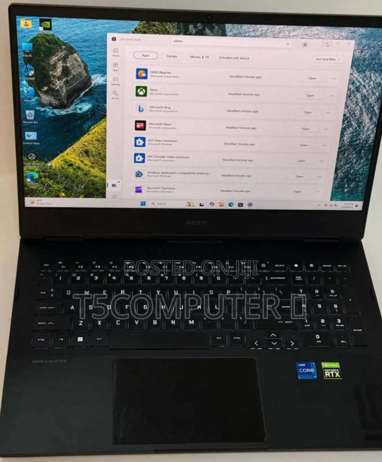 New Laptop HP Omen 16 16GB Intel Core I7 SSD 512GB