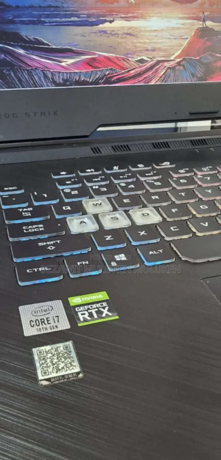 New Laptop Asus ROG Strix G15 16GB Intel Core I7 SSD 512GB