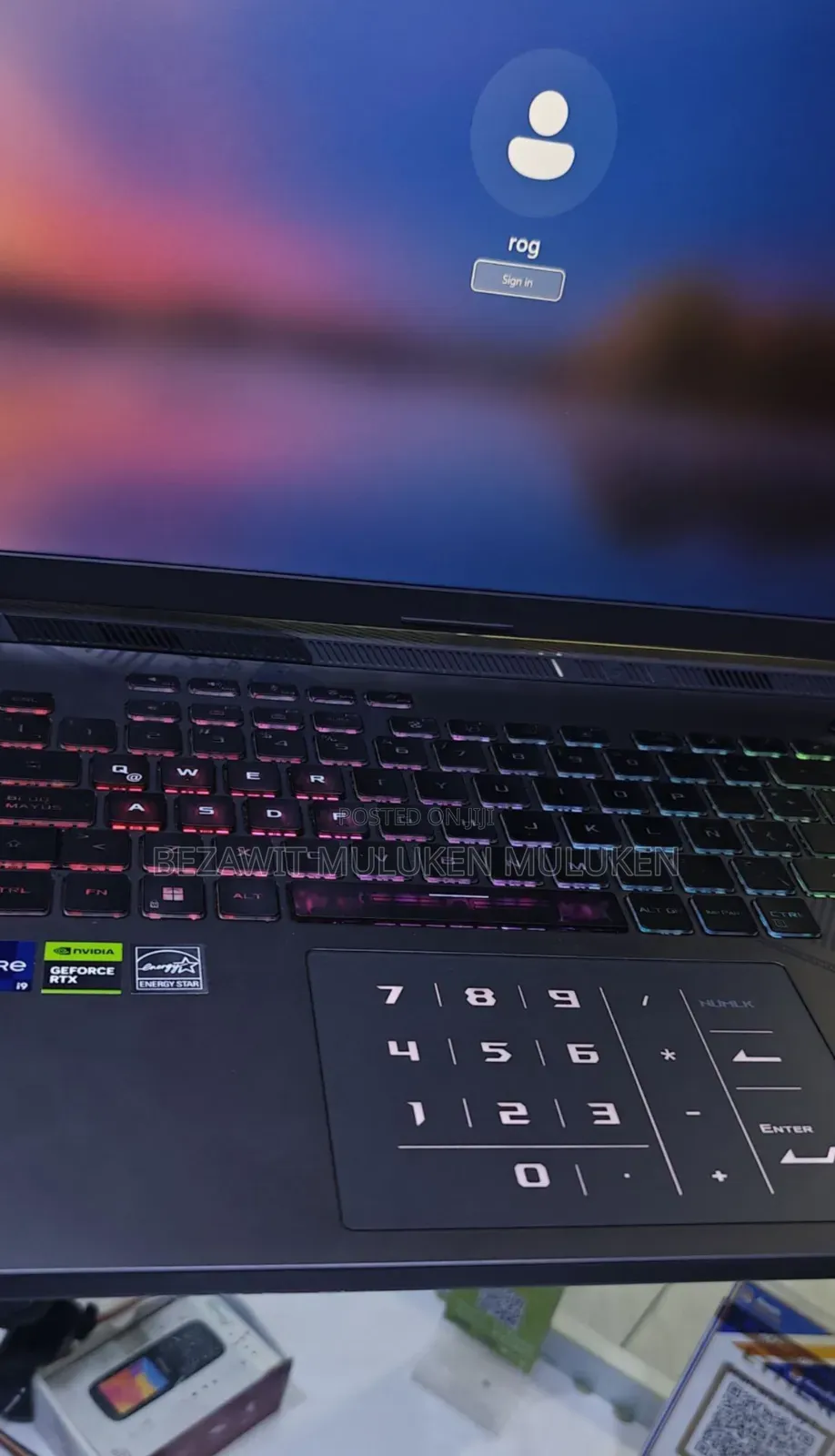 New Laptop Asus ROG Strix G16 G614 16GB Intel Core I9 SSD 512GB