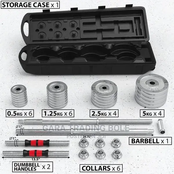 በቤቶ ስፖርት ይስሩ Dumbbell and Barbell ጤናዎን ይጠብቁ