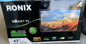 Ronix 43 Inch Tv Smart Android 14.0 New 2025 Latest Model