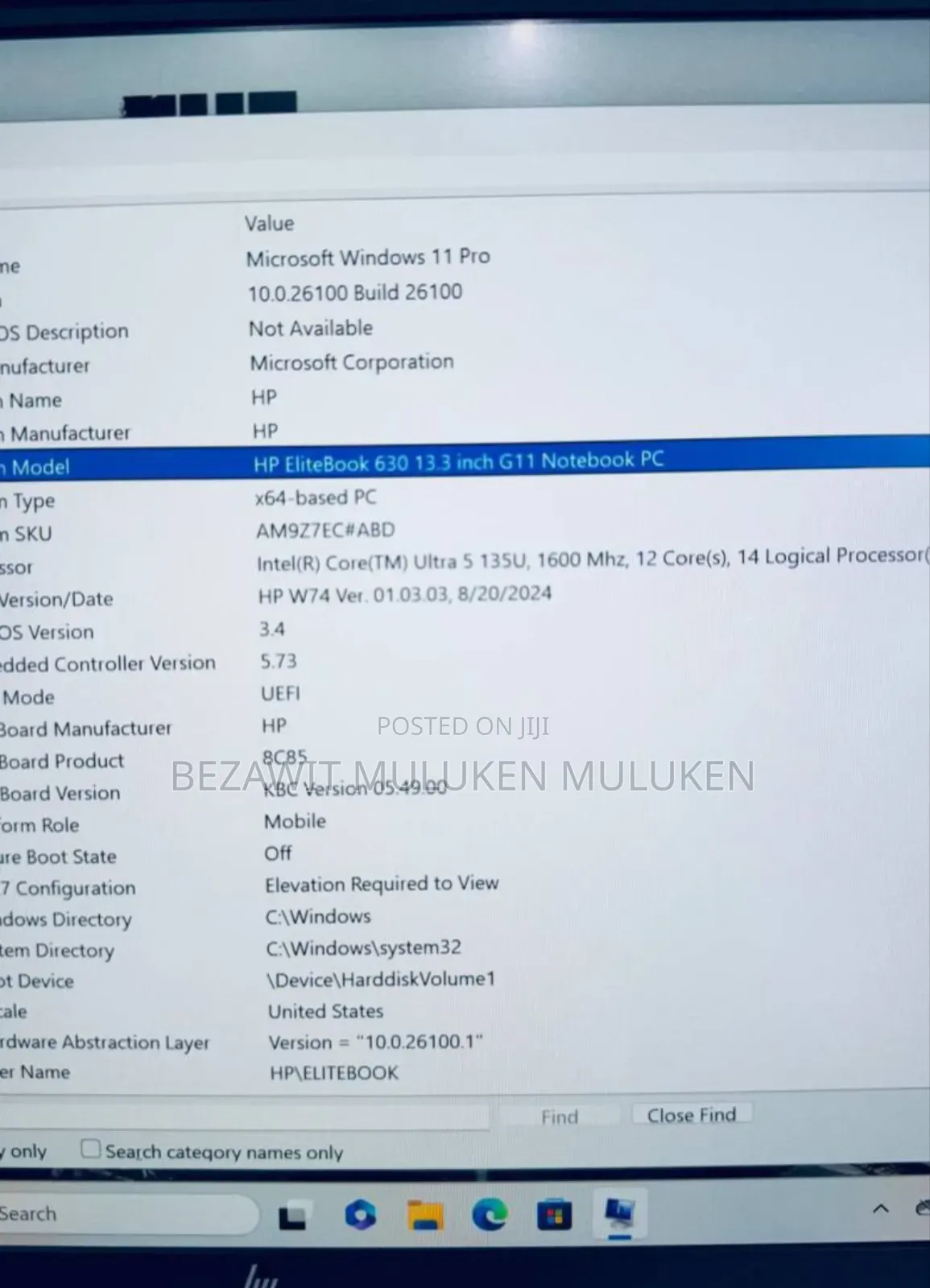 New Laptop HP EliteBook 640 G10 16GB Intel Core Ultra 5 SSD 512GB