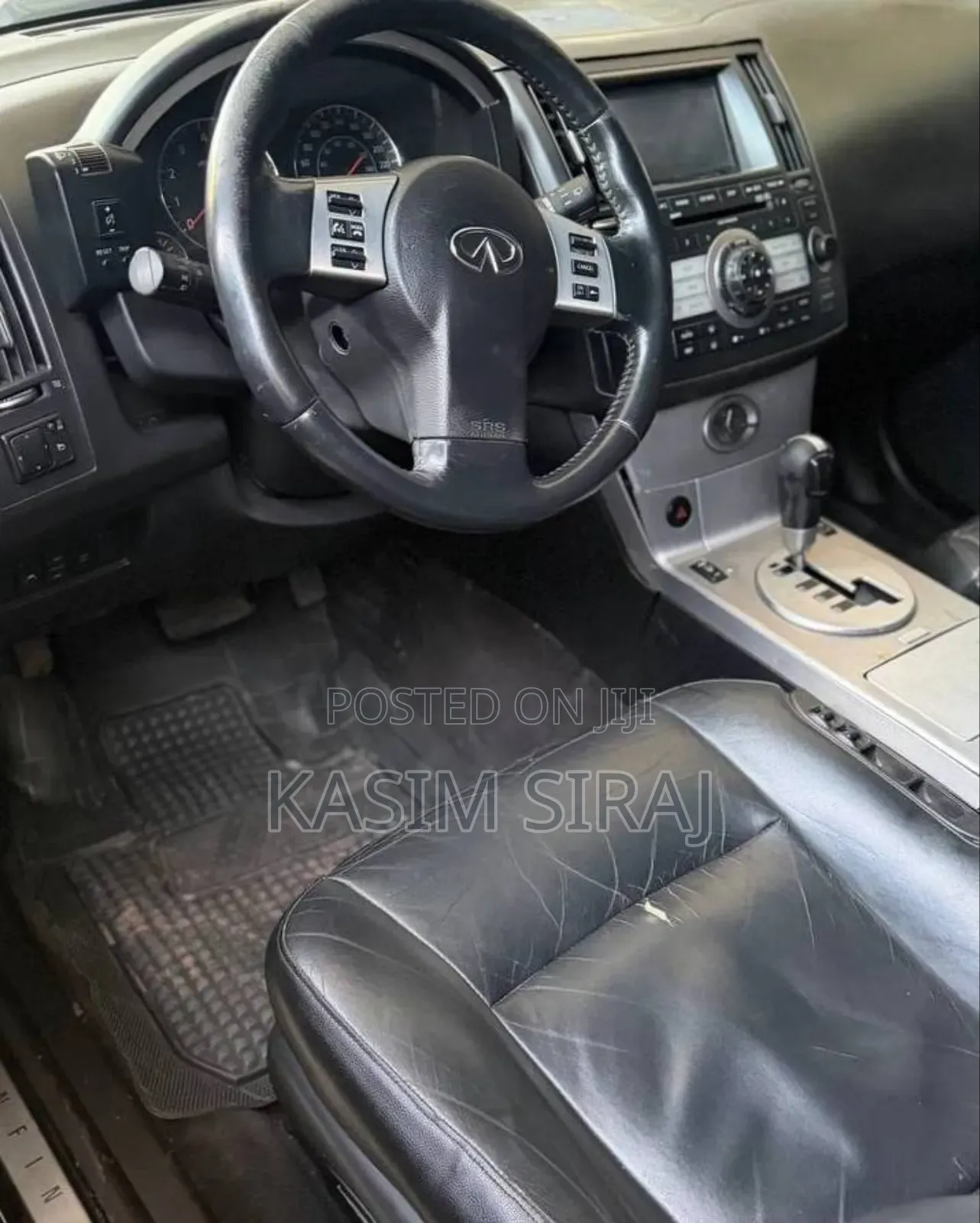 Infiniti FX35 Base 4x2 (3.5L 6cyl 5A) 2007 Gray