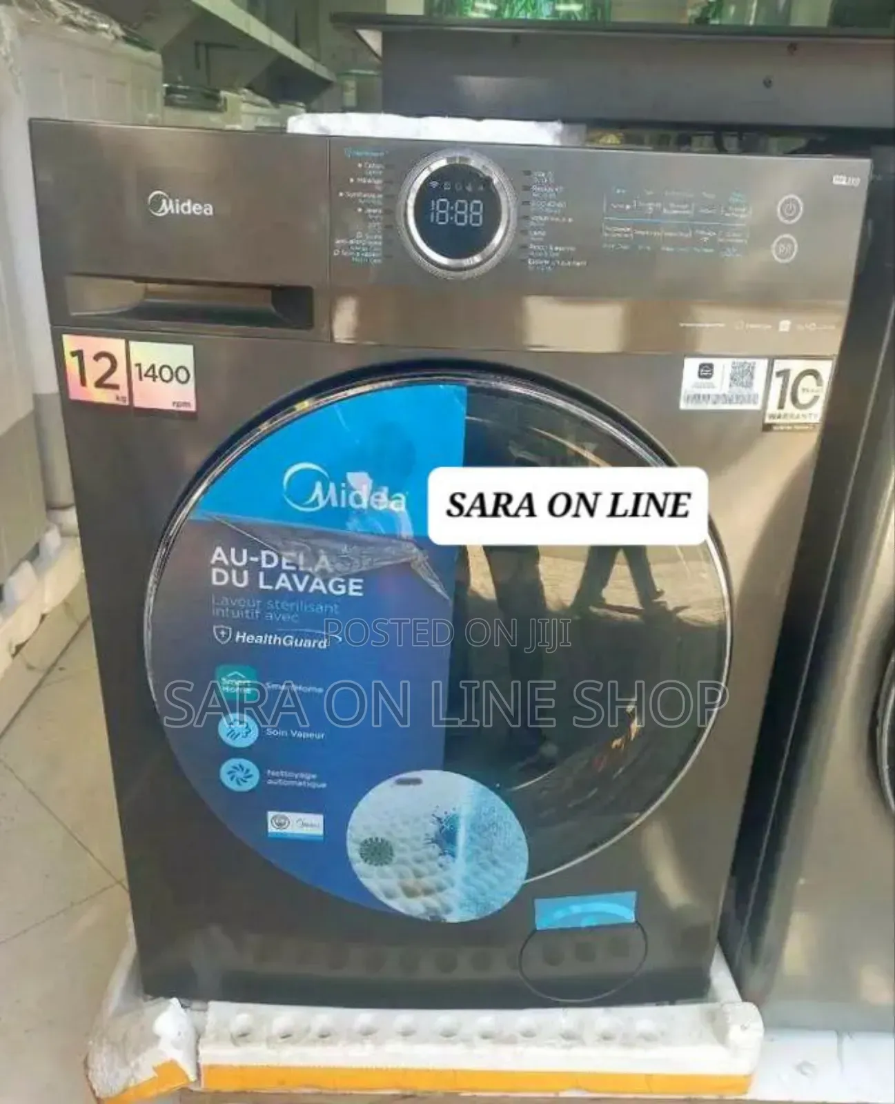 ■Midea Auto-matice 12/8kg Front-load Washing Machine ■Free Delivery ■