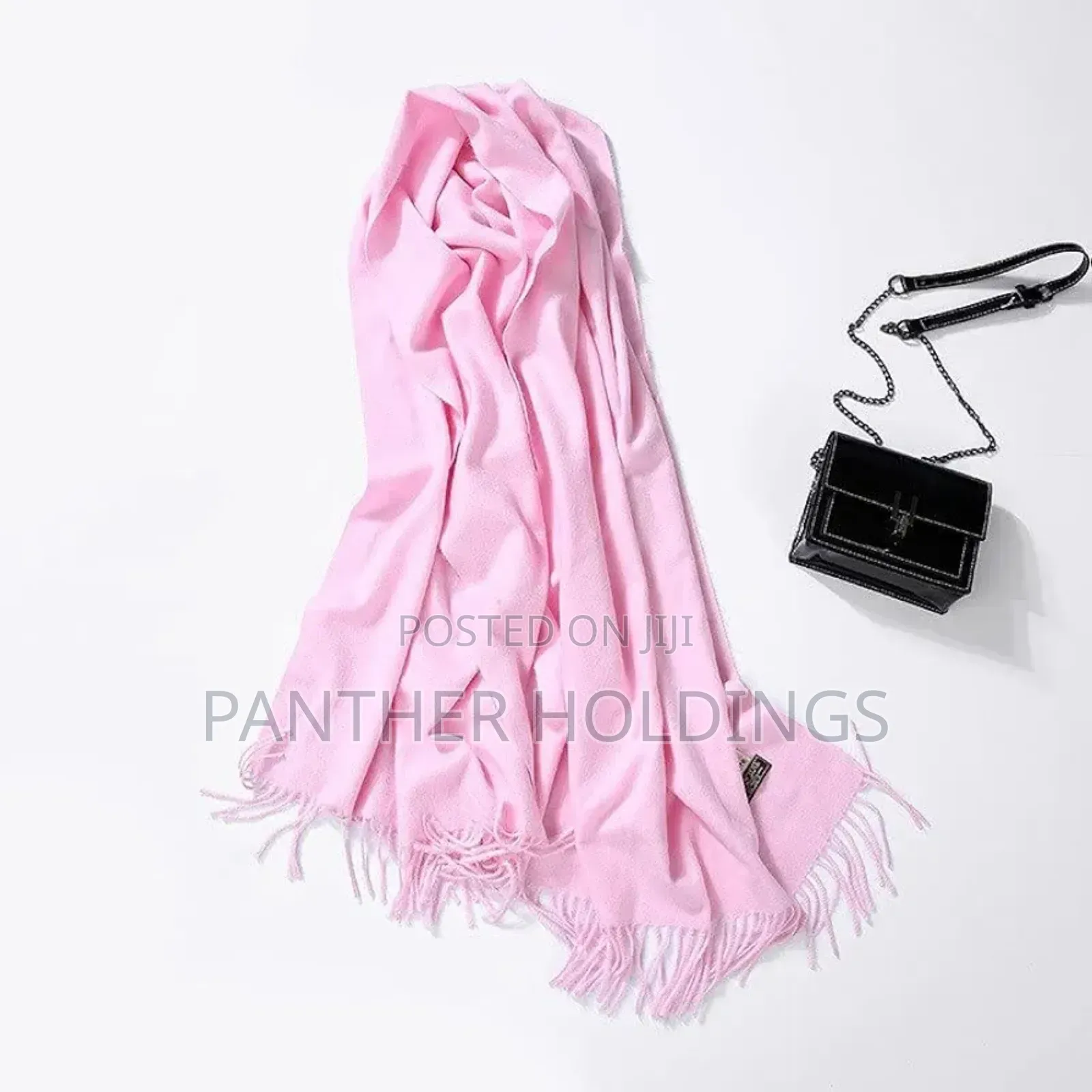 Original Light Pink Pashmina Silk Scarf