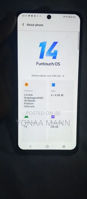 Photo - Vivo V40 Lite 256 GB Silver