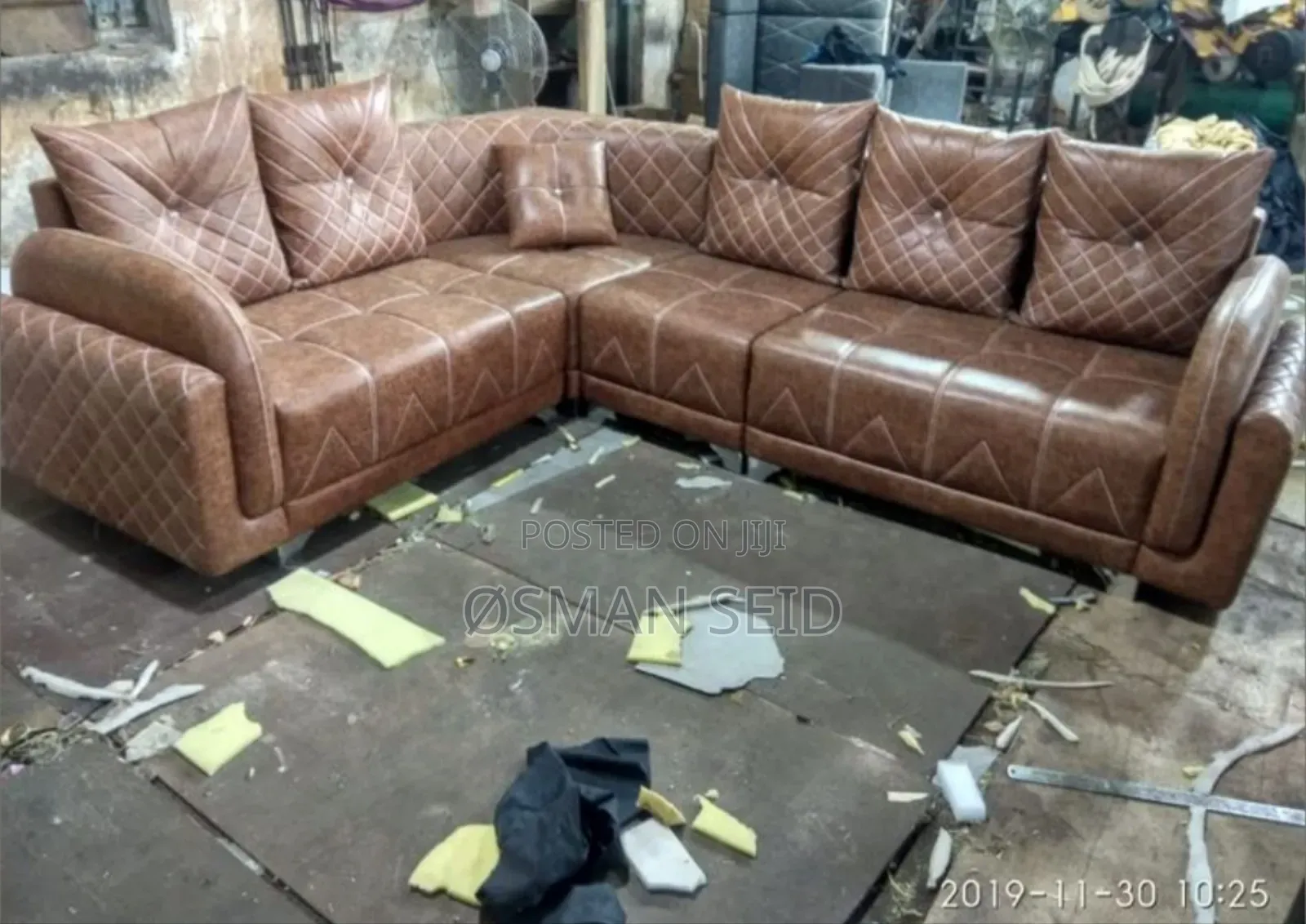 Small Size Leather Sofa