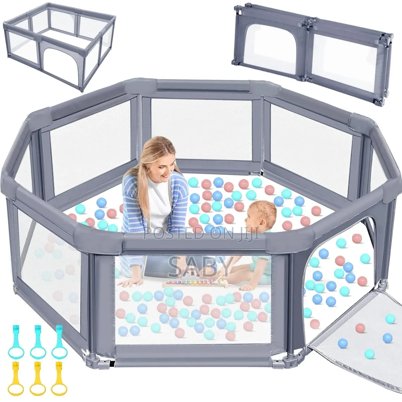Foldable Children's Game Fence