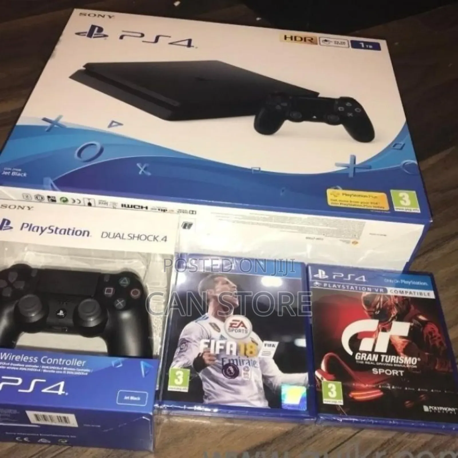 Playstation 4slim Brand New With Many Types of Games
