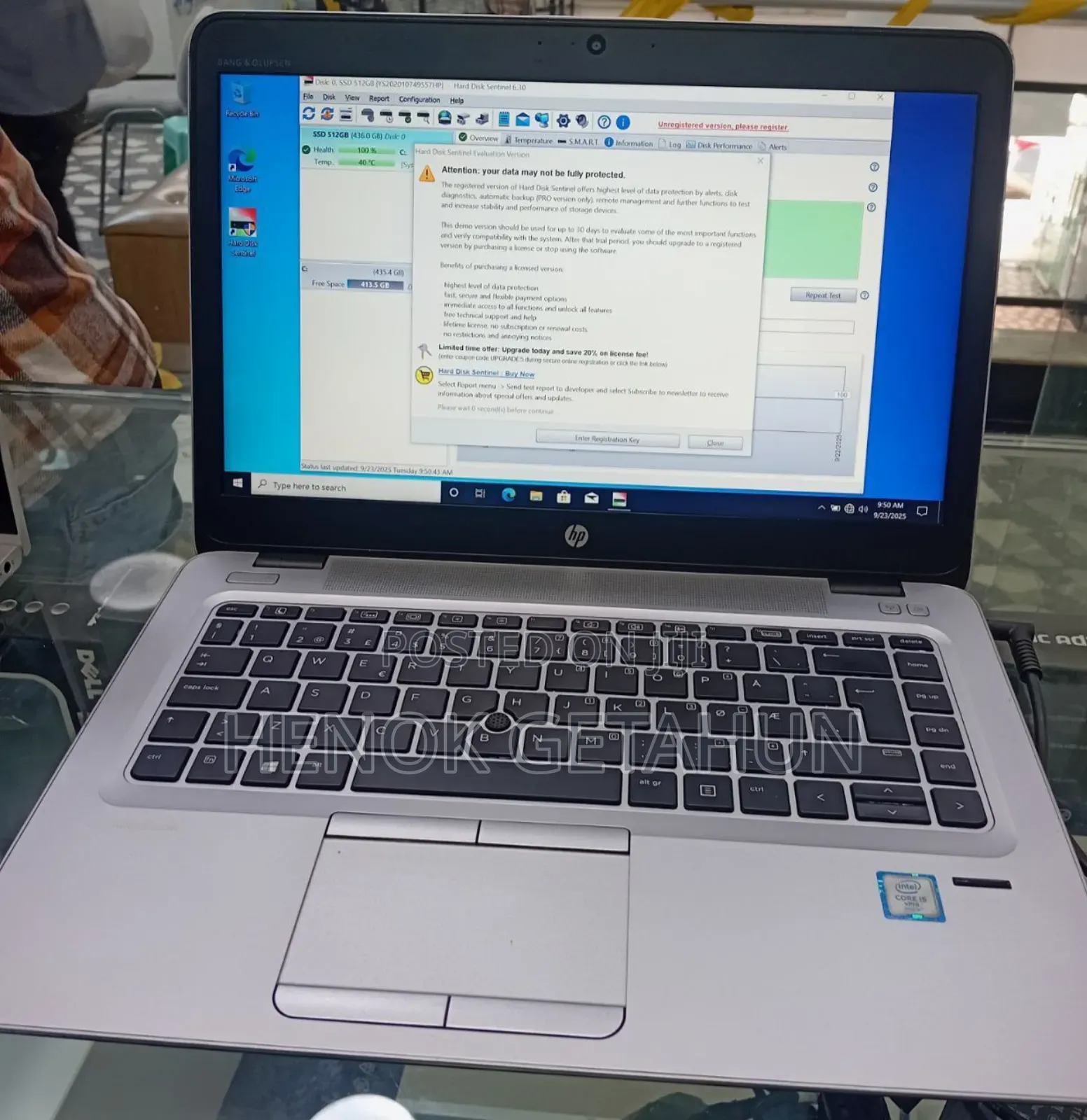 New Laptop HP EliteBook 840 8GB Intel Core I5 SSD 512GB