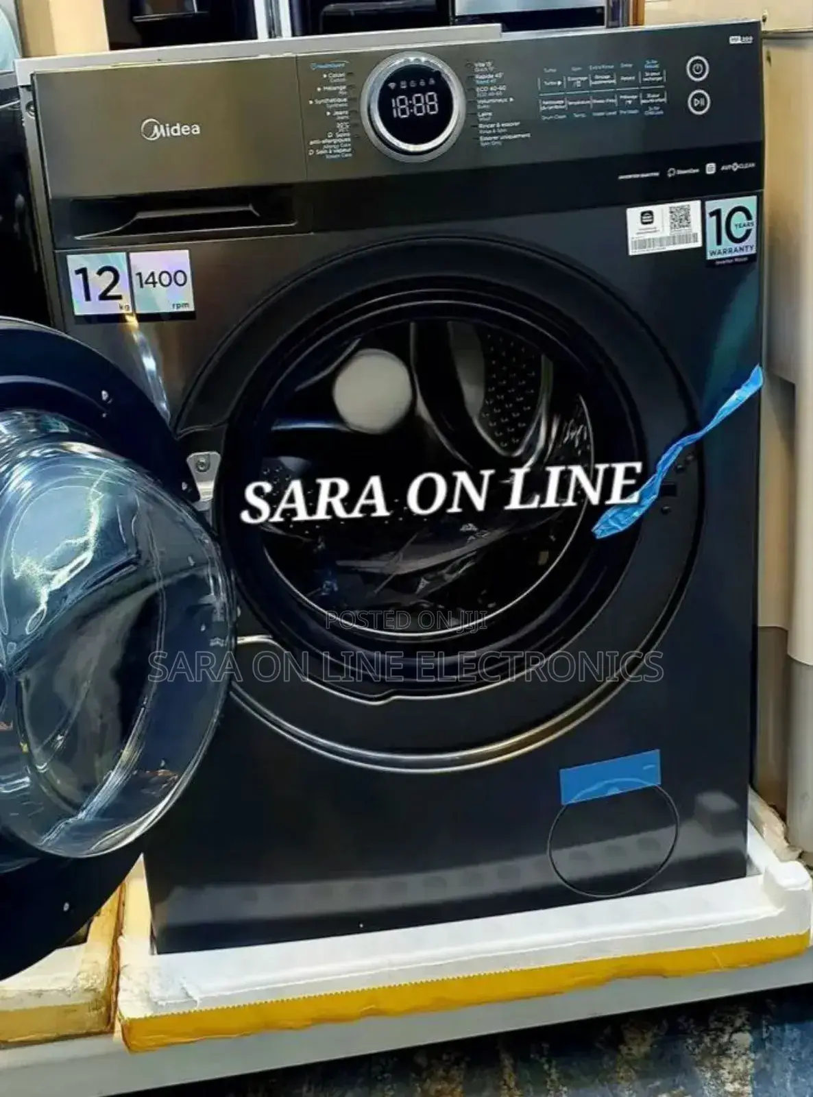 Midea 12/8kg Auto-Matice New Washing Machine 10year Warranty