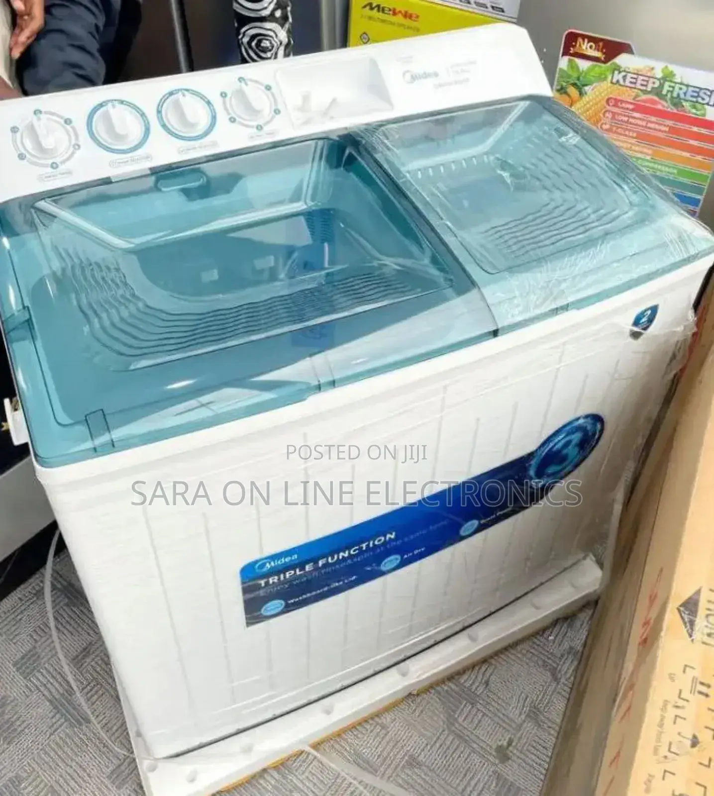 Midea 16kg Orignal Manuel Washing Machine Free Delivery