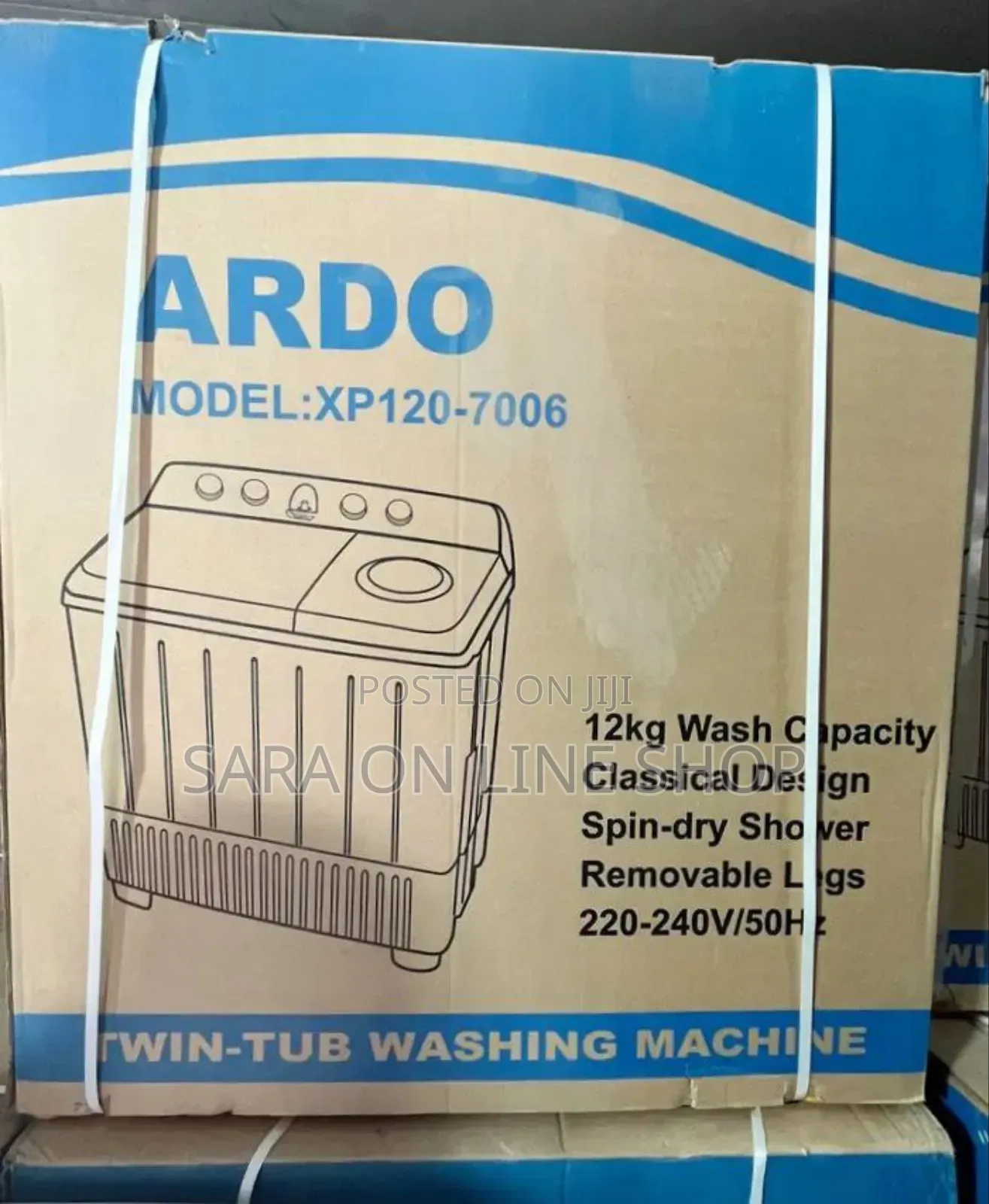 ●Ardo 12kg New Brand Manuel Washing Machine ●