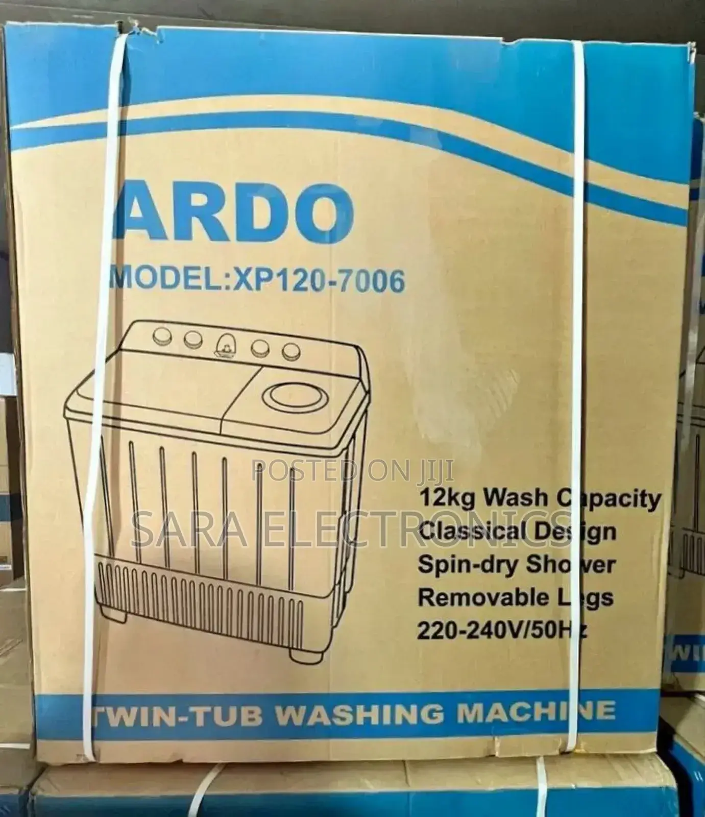 ●Ardo 12kg New Brand Manuel Washing Machine ●