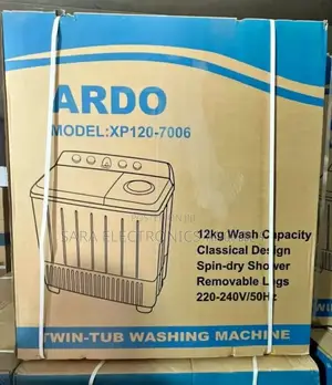 ●Ardo 12kg New Brand Manuel Washing Machine ●