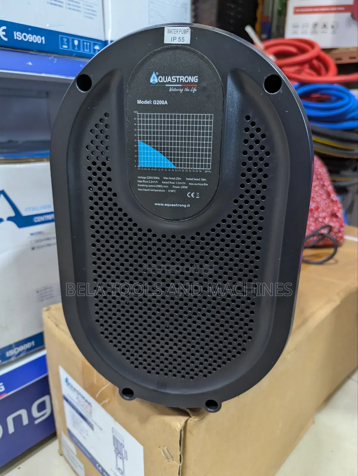 Super Silent Automatic Booster Water Pump Aquastrong Italian Standard