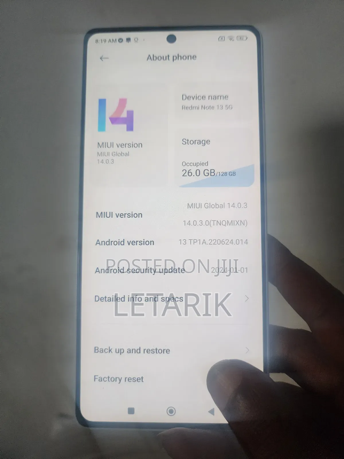 New Xiaomi Redmi Note 13 128 GB White