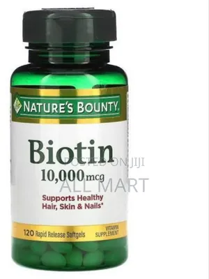 Photo - Nature's Bounty Biotin 10,000 MCG 120 Soft Gel