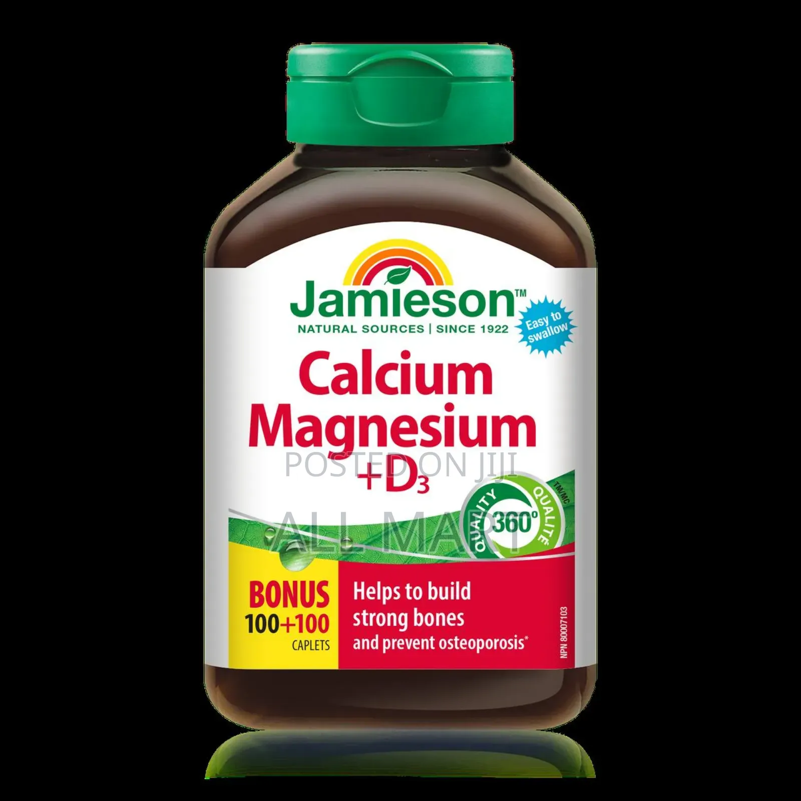 Restocked Jamieson Calcium Magnesium +D3 500 Tablets