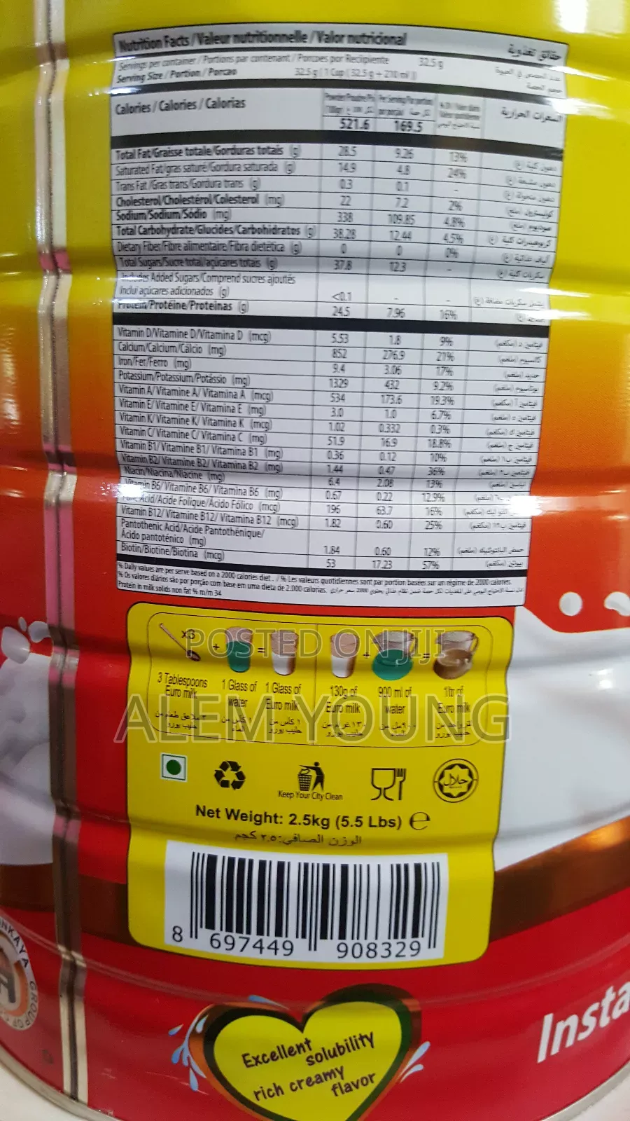 Euro Gold Instant Milk Powder