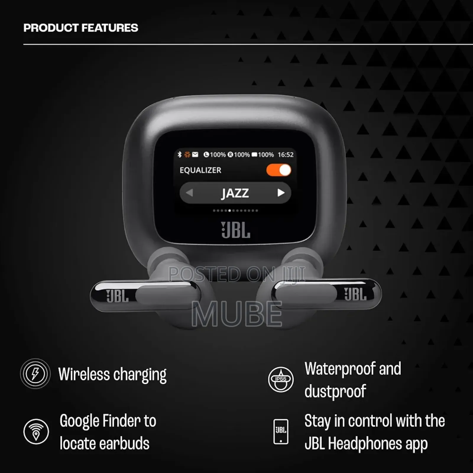 JBL Live Beam 3 - ስማርት ተች ስክሪን (Smart Touch Screen)