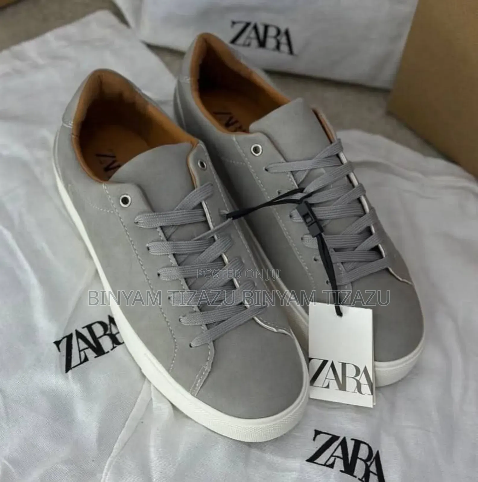 Zara Flat Leather