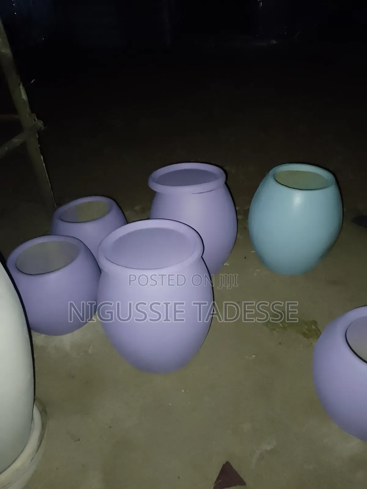 ፋይበር ግልስ Fiberglass Pot
