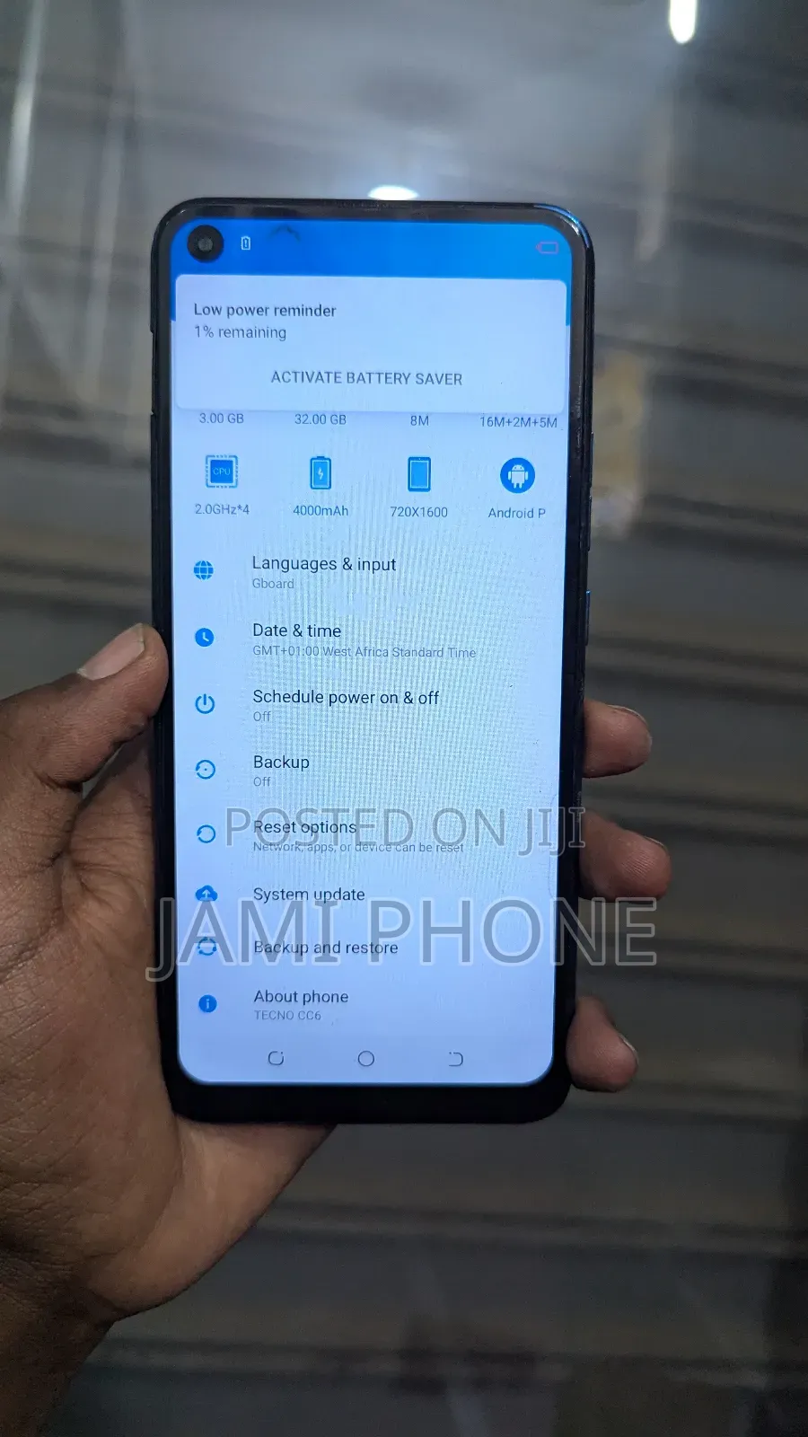 Tecno Camon 12 Air 32 GB Blue