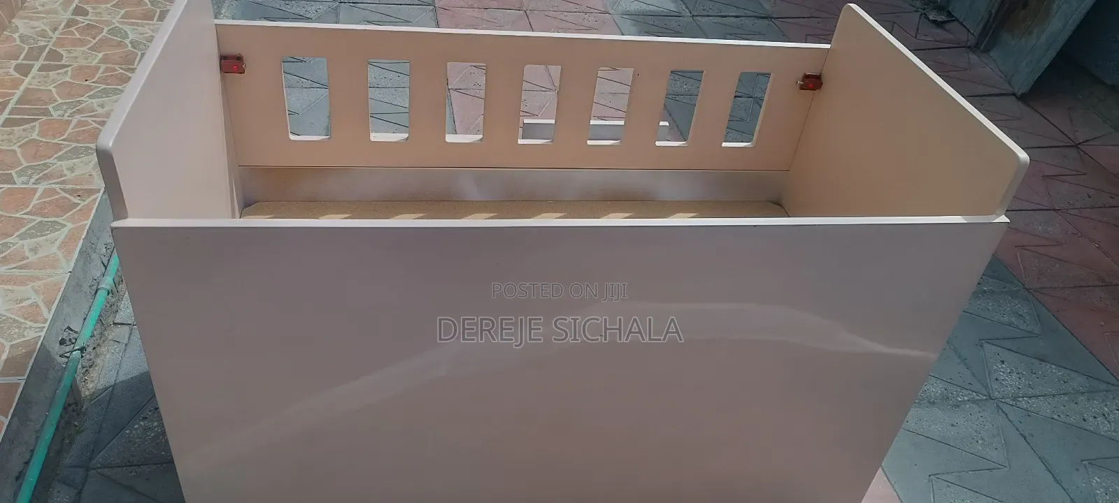 Kids Bed Portable, Flexible Door, Two Cabinets