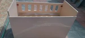 Kids Bed Portable, Flexible Door, Two Cabinets