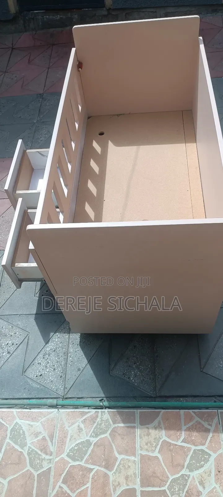 Kids Bed Portable, Flexible Door, Two Cabinets