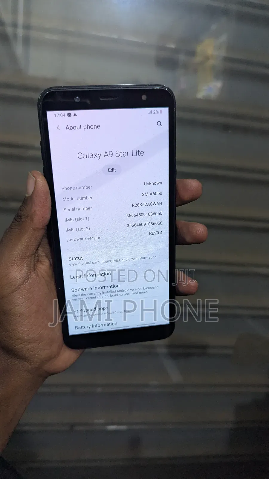 Samsung Galaxy A9 Star 64 GB Black